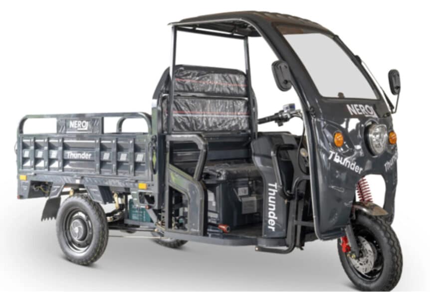 November bei Armin Fritz â Technik trifft Adventstimmung 1 Ein Lastendreirad bei Armin Fritz Landtechnik