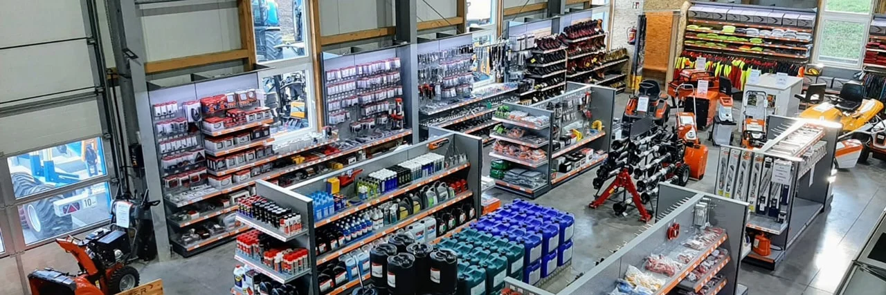 Verkaufsraum bei Armin Fritz Landtechnik in Treibach in Kärnten